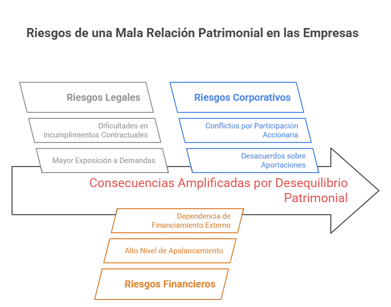 Riesgos de una mala relación patrimonial en las empresas