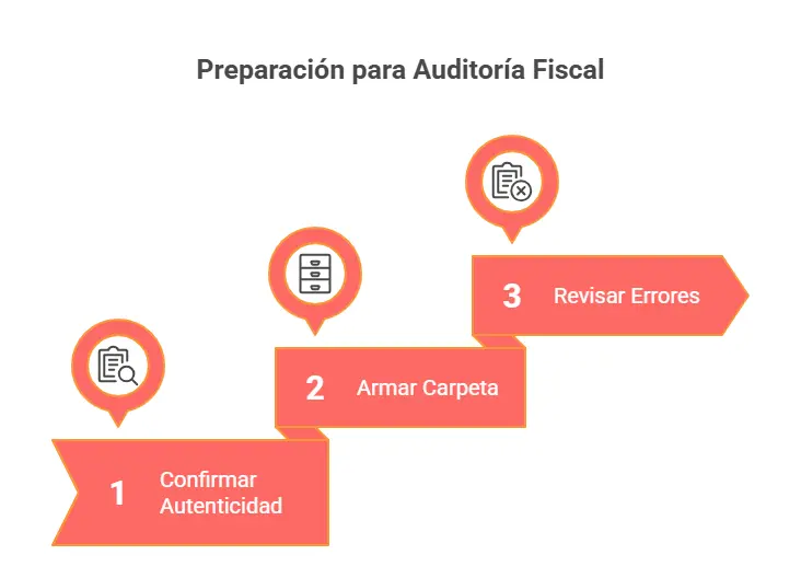 Pasos de preparación para auditoría SAT fiscal